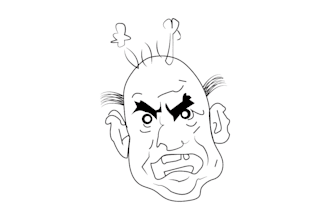 draw minimalist vector line art