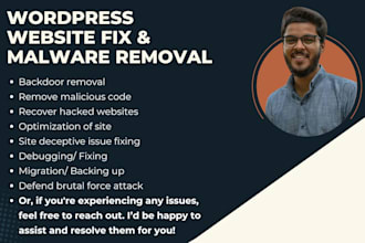 remove wordpress malware, fix hacked wordpress website