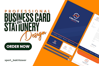 design business card, letterhead, and stationery items