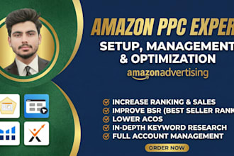 setup, manage and optimise amazon PPC campaigns amazon fba ppc ads campaign