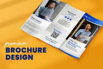 do bifold or trifold brochure design and marketing materials