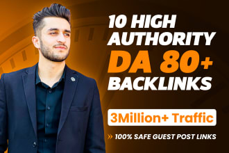 do guest post high quality dofollow SEO backlinks on high traffic site