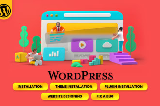 do wordpress installation, theme, or plugin installation