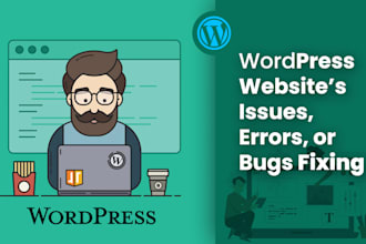 fix wordpress issues, errors, or bugs