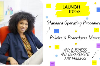 write standard policies and procedures manual for you