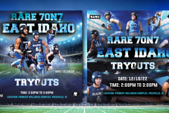 design professionally football sports flyer , sports poster