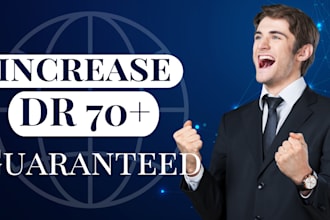 increase website ahrefs domain rating 70 in a few days