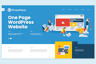 develop a wordpress website with a premium theme
