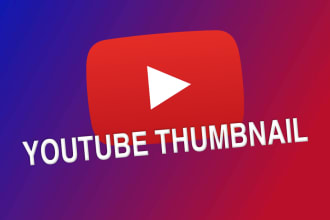 design a creative youtube thumbnail