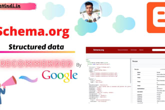do fix google structured data schema of blogger website