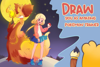 draw you as awesome pokemon trainer