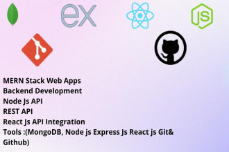 do javascript, node js, rest API development, API integration, react js,mongodb