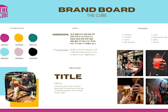 create a full brand style guide