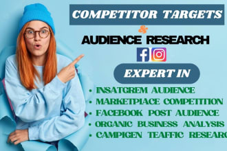 do analyze facebook and instagram competitor target audiences