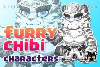 draw furry chibi art