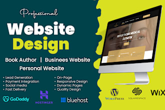 design book author website godaddy bluehost website hostinger ebook children wix