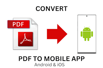 convert pdf, epub, ebook file to an android and ios app