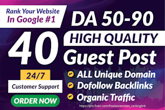 dofollow guest post seo backlinks on high authority sites