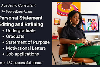 improve your personal statement or statement of purpose