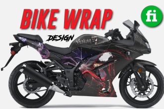 wrap decal design for your mx motorcycle wrap design and bike wraps design