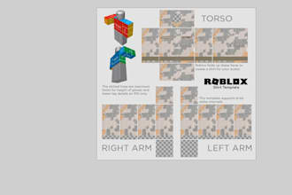 create camouflage clothing assets for roblox