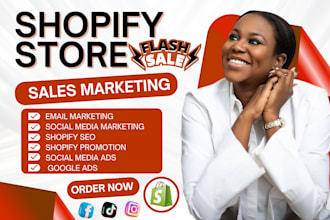 do sales boosting shopify sales shopify dropshipping store marketing SEO traffic