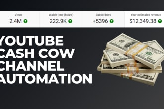 create an automated youtube cash cow channel
