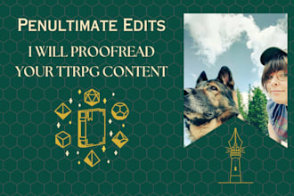proof or edit your ttrpg content