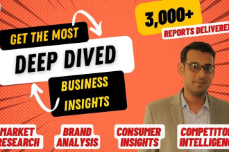 deliver a deep dived business intelligence report