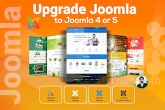 upgrade, migrate or update joomla site to joomla 4 and joomla 5