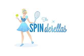 design awesome tennis team logo