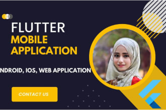 do flutter ios and android mobile app development and design