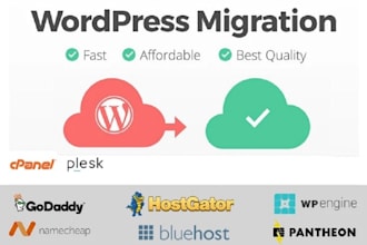 migrate, transfer wp site to new host, blogger to wordpress