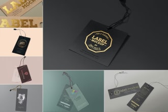 design hang tag, clothing tag, care label, and tag design