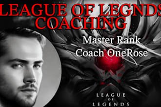coach you in league of legends, master rank