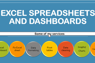 fix your excel spreadsheet or create custom template designs