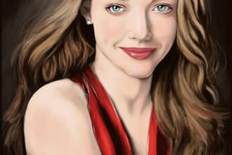 create a realistic and detailed digital painting