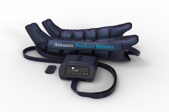 do realistic 3d render of amazon or ebay product