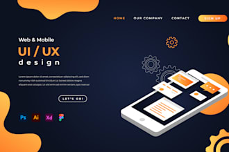 design modern mobile app UI UX and dashboard UI