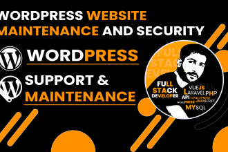 do wordpress website maintenance and wordpress support
