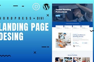 build responsive wordpress website design with divi theme