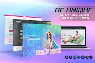 create a modern and responsive wordpress website for you