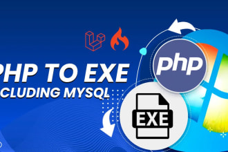 convert your PHP web app,website,pos, to desktop application