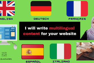 write multilingual content for your website
