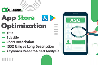 do aso app store optimization for ios apple store and play store
