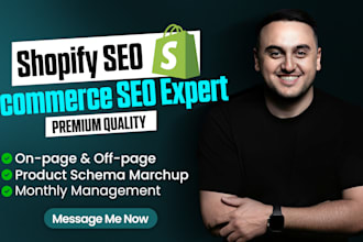 be your shopify SEO expert