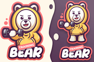 design a cute logo mascot for games, stores, and youtube