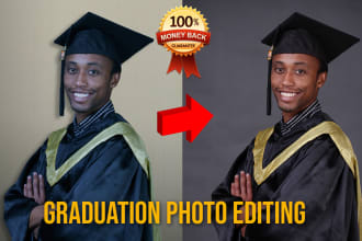retouch and edit your graduation photos professionally