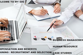 do business case studies, projects, management and MBA tasks