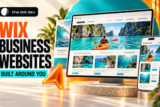design and develop a professional wix business website